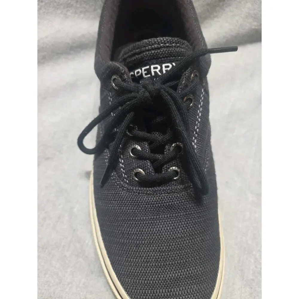 sperry 9 mens Top-sider Memory Foam Canvas Lightly Used